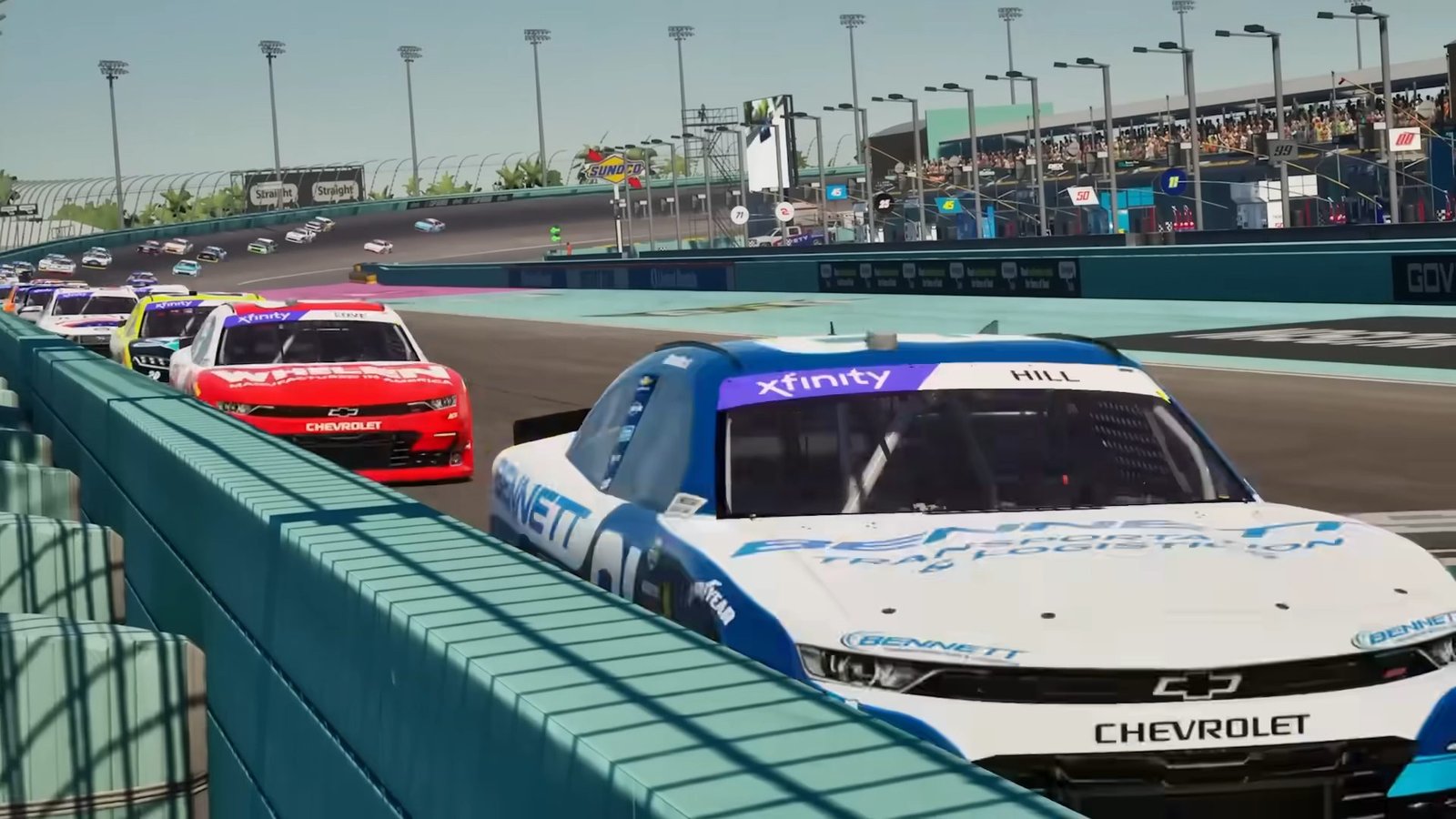 NASCAR 25 October update custom-painted car on track