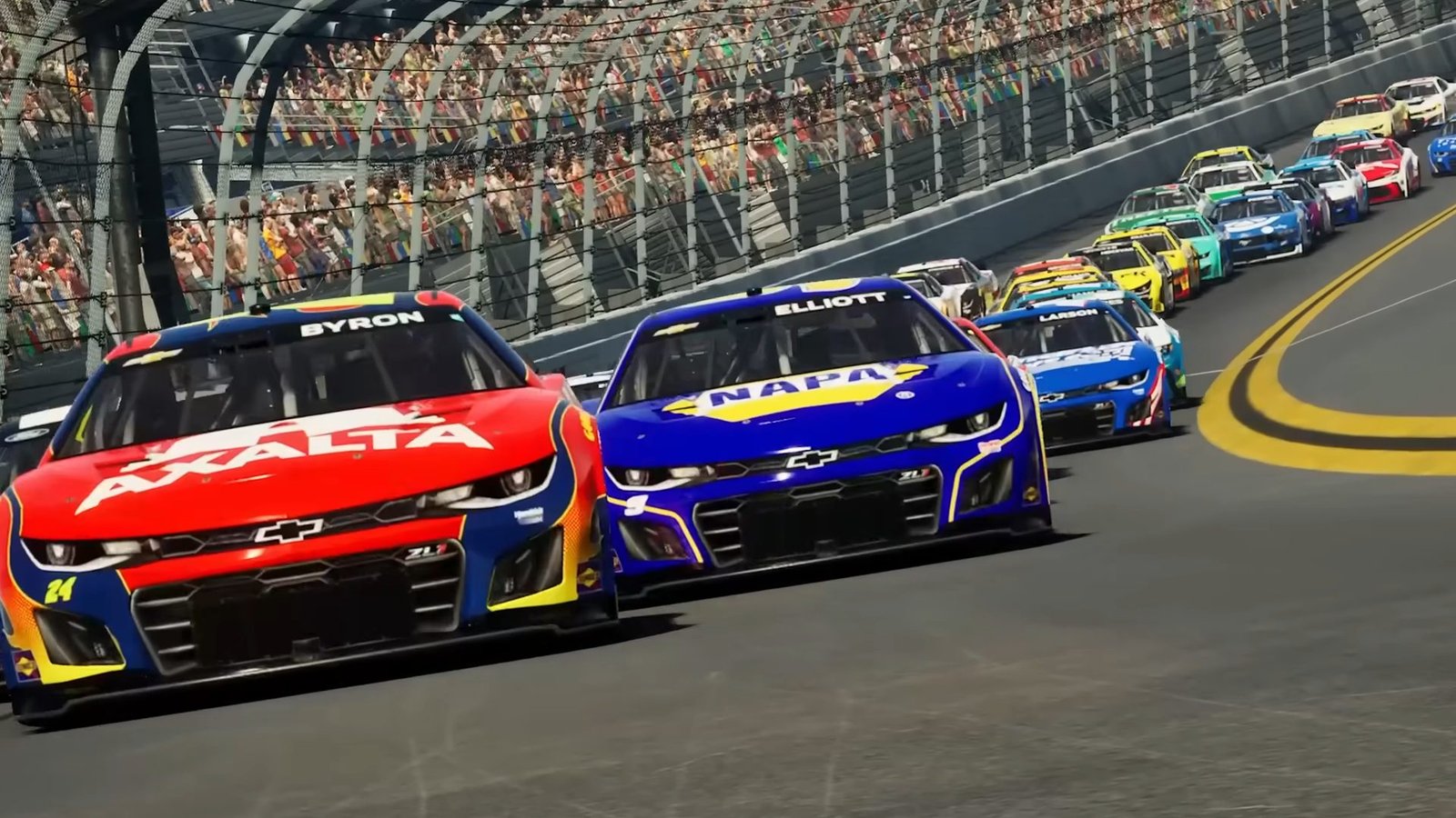 NASCAR 25 DLC throwback car scheme Darlington livery