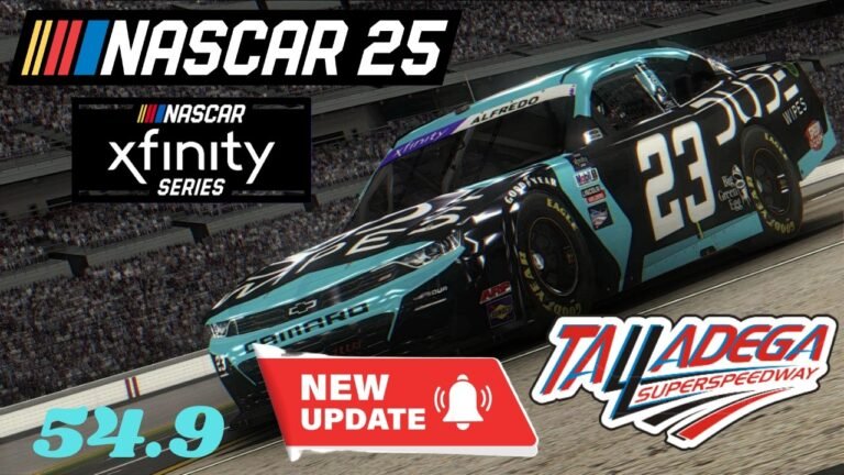 Talladega strategy and setup in NASCAR 25