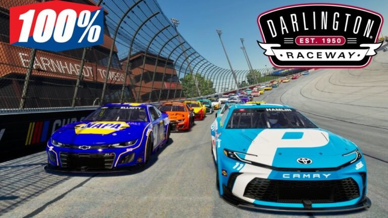 Full Darlington race in NASCAR 25