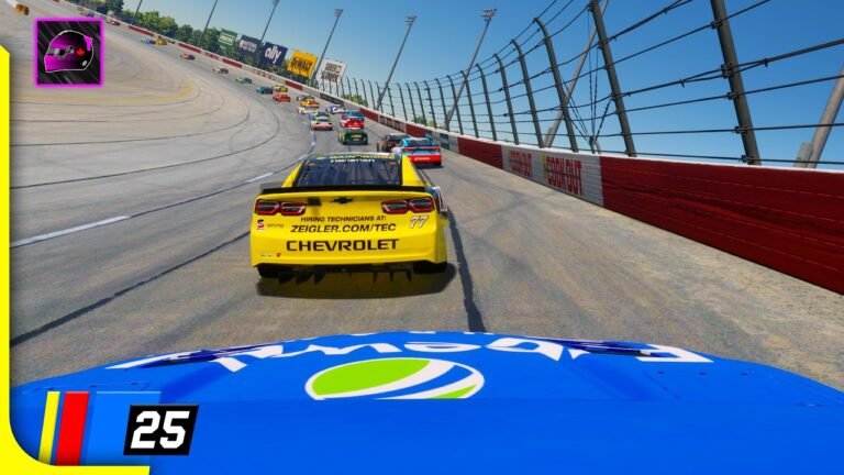 Darlington Raceway full race 100% NASCAR 25