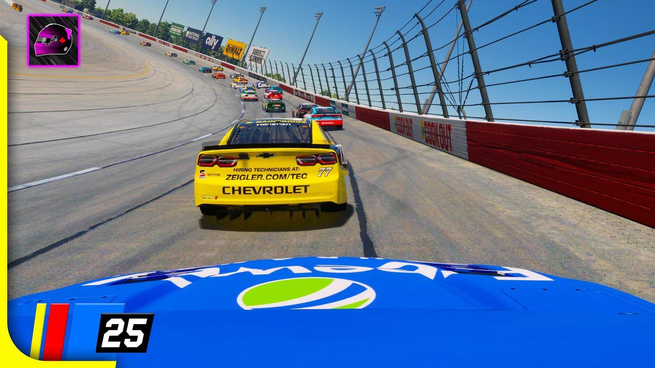 Darlington Raceway full race 100% NASCAR 25