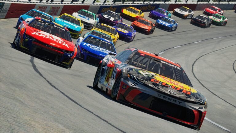 NASCAR 25 racing at Darlington Raceway with tire wear management