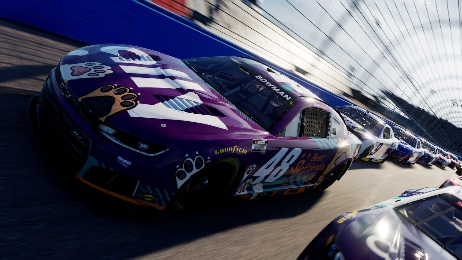 NASCAR 26 driver ratings in action, Alex Bowman racing at Phoenix Raceway