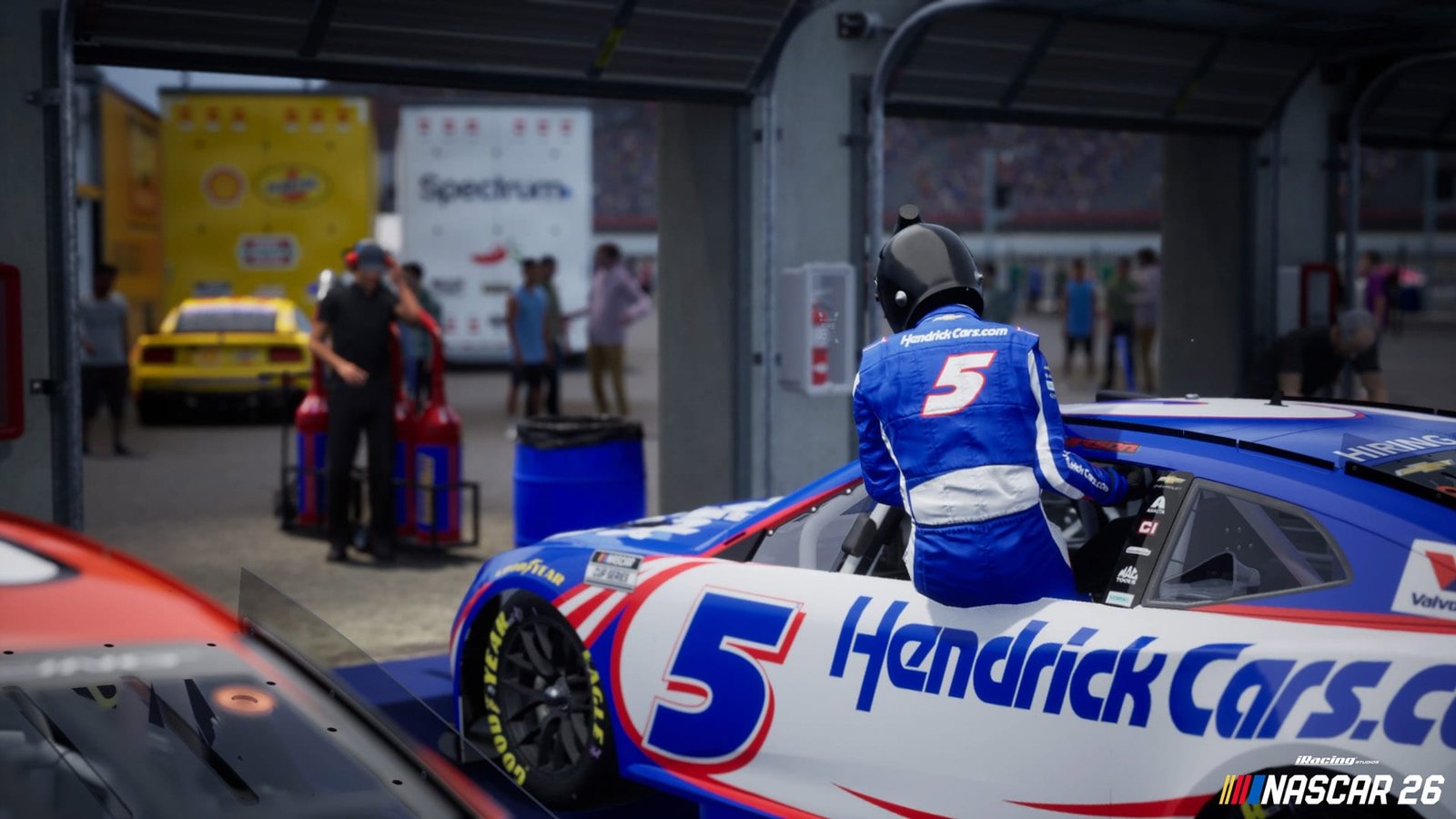 NASCAR 26 gameplay screenshot at Charlotte Motor Speedway