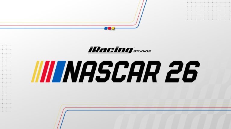 NASCAR 26 logo and branding for the September 21 stability patch fixing career mode crashes
